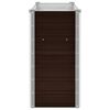 vidaXL Garden Raised Bed Brown 160x40x77 cm Galvanised Steel