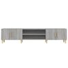 vidaXL TV Cabinet Grey Sonoma 180x31.5x40 cm Engineered Wood