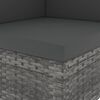 vidaXL 7 Piece Garden Lounge Set Poly Rattan Grey