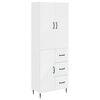vidaXL Cabinet Set 2 pcs White Engineered Wood