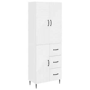 vidaXL Cabinet Set 2 pcs White Engineered Wood