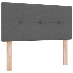 vidaXL Height-Adjustable Headboard Dark Grey 100 cm Fabric