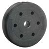 vidaXL Weight Plates 4 pcs Black &Oslash; 21.5 x 3.8 cm