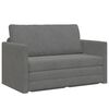 vidaXL Sofa Bed 110cm Dark Grey Velvet