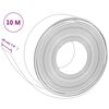 vidaXL Garden Edgings 2 pcs Grey 10 m 20 cm Polyethylene