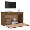 vidaXL Wall Cabinet Honey Brown 60x30x35 cm Solid Pinewood