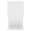 vidaXL Bedside Cabinet White 50x30x51.5 cm Engineered Wood