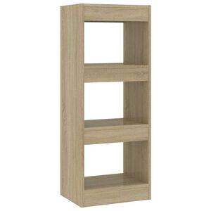 vidaXL Book Cabinet/Room Divider Sonoma Oak 40x30x103 cm