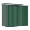 vidaXL Garden Shed Green Metal