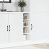 vidaXL Bottom Cabinet Riga White 20x44.5x81.5 cm Engineered Wood