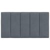 vidaXL Headboard Cushion "Hanko" Dark Grey 90 cm Velvet