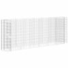 vidaXL Gabion Raised Bed Galvanised Iron 260x50x100 cm