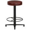 vidaXL Bar Stools 2 pcs 52 cm Real Leather