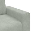vidaXL Sofa Chair Light Grey 100x77x82 cm Velvet