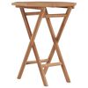 vidaXL Garden Table | Teak Brown | Solid Teak Wood | 60x60x75 cm | Foldable