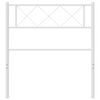 vidaXL Metal Headboard White 90 cm