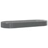 vidaXL Garden Raised Bed Galvanised Steel 373x140x36 cm Grey