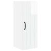 vidaXL Wall Cabinet LUCCA High Gloss White 30 x 31 x 80 cm
