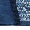 vidaXL Kilim Rug Cotton 160x230 cm with Pattern Blue