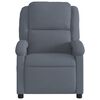 vidaXL Electric Massage Recliner Chair Dark Grey Velvet
