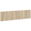 vidaXL Wall-Mounted Headboard ALKMAAR Sonoma Oak Engineered Wood