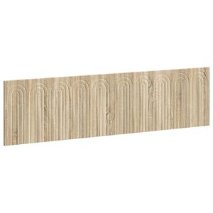 vidaXL Wall-Mounted Headboard ALKMAAR Sonoma Oak Engineered Wood
