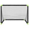 vidaXL Kids' Football Goal Foldable Black 90x64x64 cm