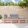 vidaXL 3 Piece Garden Lounge Set Solid Wood Douglas