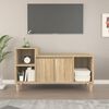 vidaXL TV Cabinet Sonoma Oak 100x35x55 cm Engineered Wood
