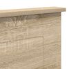 vidaXL Headboard with Headboard Sonoma Oak 180 cm Engineered wood