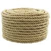 vidaXL Boat Rope 10 mm 100 m Natural
