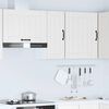 vidaXL Kitchen Wall Cabinet Lucca White Engineered Wood