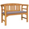 vidaXL Garden Rose Lounge Set with Cushion 4 pcs Solid Acacia Wood