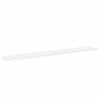 vidaXL Wall Shelves 2 pcs High Gloss White 100x9x3 cm