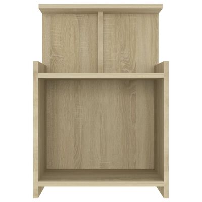 vidaXL Bed Cabinets 2 pcs Sonoma Oak 40x35x60 cm Engineered Wood