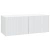 vidaXL Wall-Mounted TV Cabinet White 78.5 x 31 x 30 cm Engineered Wood