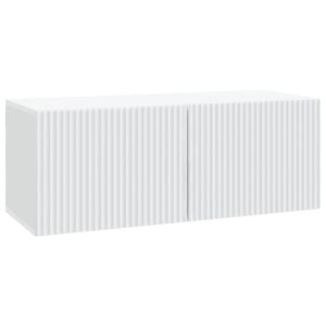 vidaXL Wall-Mounted TV Cabinet White 78.5 x 31 x 30 cm Engineered Wood