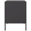 vidaXL Bedside Cabinets 2 pcs Black 36x39x50.5 cm Steel