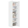 vidaXL Storage Cabinet White 70x42.5x225 cm Engineered Wood