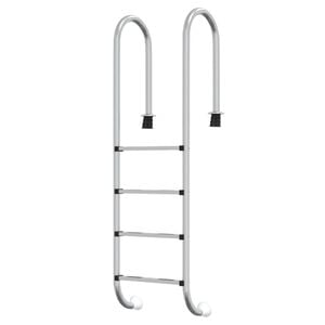 vidaXL Pool Ladder | Silver | 304 Stainless Steel | Standard | Pool Ladder