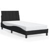vidaXL Bed Frame without Mattress "Hanko" Black 90x190 cm Velvet