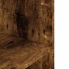 vidaXL Aquarium Stand Smoked Oak 80x35x60 cm Engineered Wood