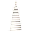 vidaXL&nbsp;Hanging Christmas Tree with Top Star 100x210 cm Natural Branch