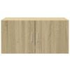 vidaXL Wall Cabinet Sonoma Oak 80x42.5x40 cm Engineered Wood