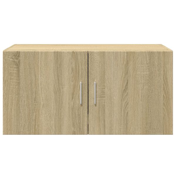 vidaXL Wall Cabinet Sonoma Oak 80x42.5x40 cm Engineered Wood