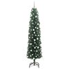 vidaXL Artificial Christmas Tree with 300 LEDs with Stand Green 180 cm