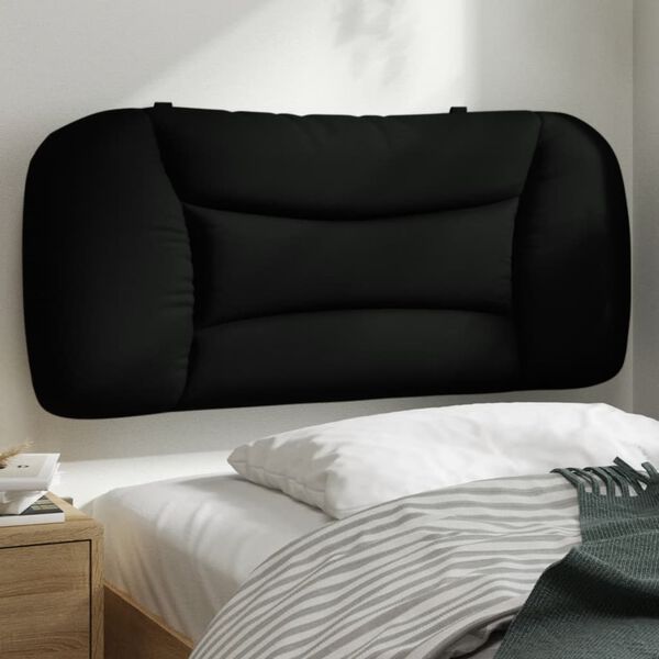 vidaXL Headboard Cushion "Hvar" Black 90 cm Fabric
