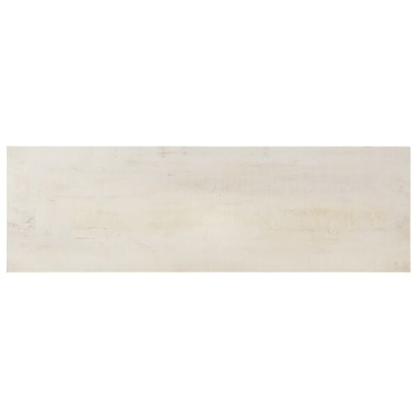 vidaXL Console Table White 115x35x77 cm Rough Mango Wood