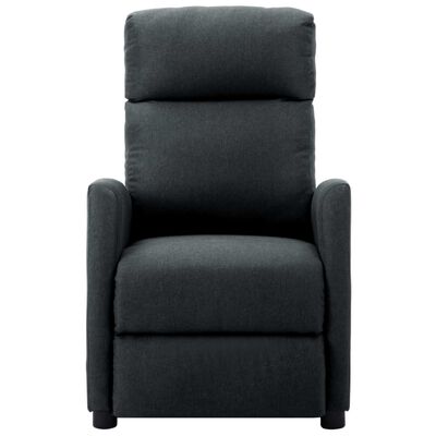 vidaXL Electric Massage Chair Dark Grey Fabric