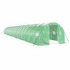 vidaXL Greenhouse with Steel Frame Green 60 m&sup2; 20x3x2 m